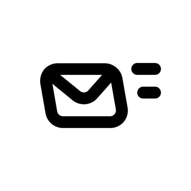 收到的消息矢量图标。新消息符号在线性简单的风格。向量EPS 10图片下载