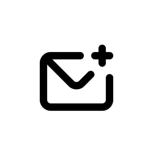 添加信息。添加消息图标通知。带加号消息的信封。向量EPS 10图片下载