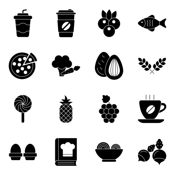 可编辑的象形文字图标合集图片下载