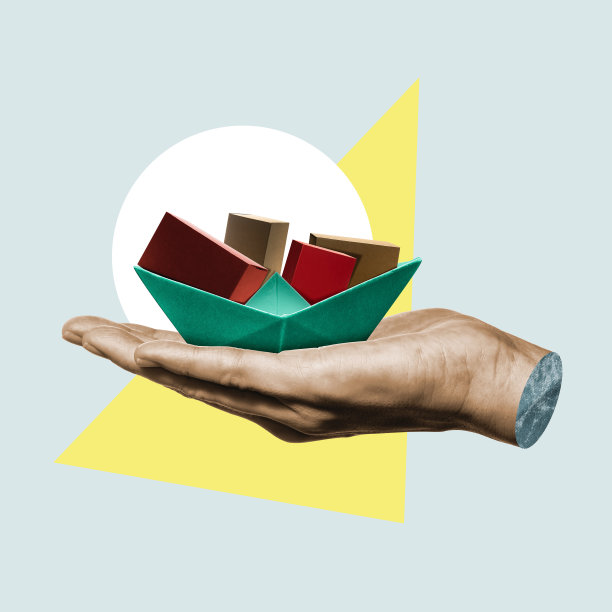 水路运输交付的概念图片下载