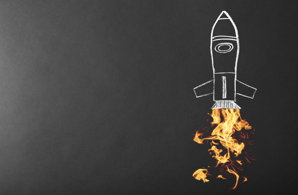增长型商业理念。火箭飞行了图片下载