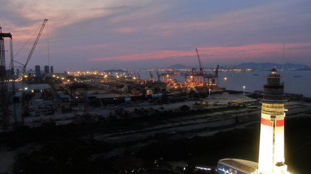 海港夜景图片下载