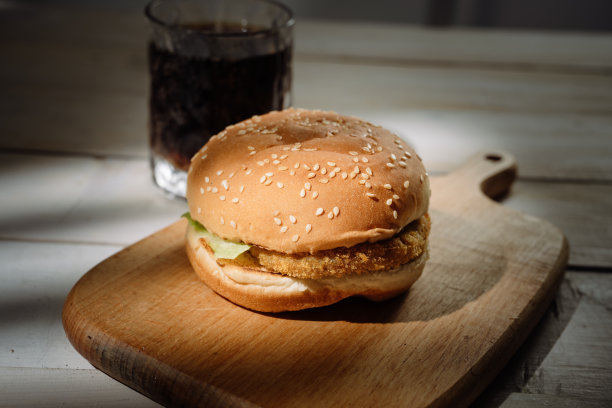 汉堡、炸鸡等食品图片下载