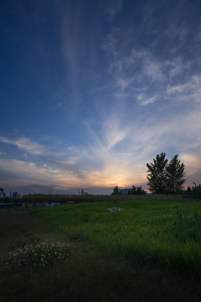 黄昏的晚霞图片下载