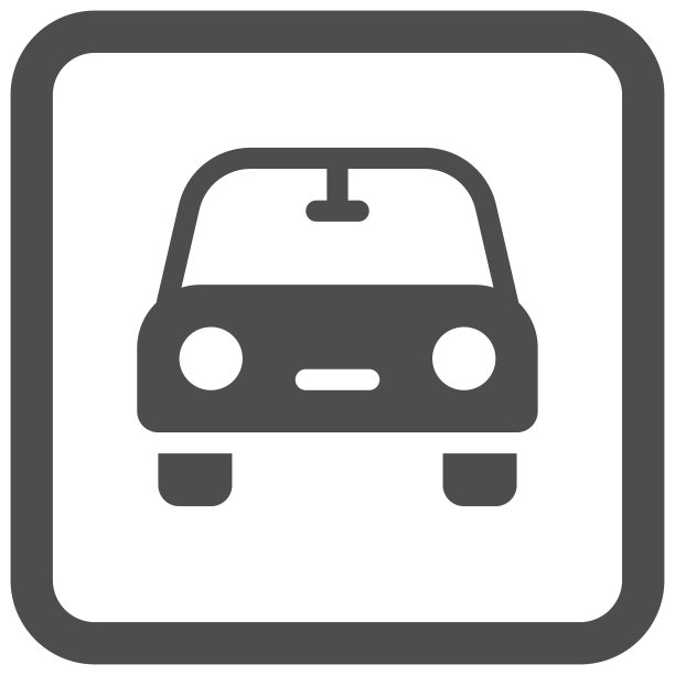 汽车标志图标，警告标志矢量图片下载