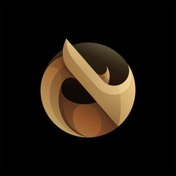 矢量插图犀牛渐变彩色风格。图片下载