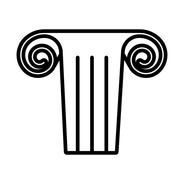 古董柱的图标图片下载