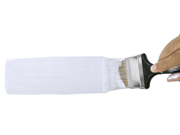 手握画笔画墙图片下载