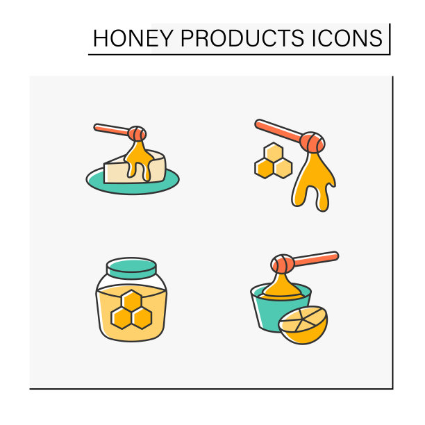 蜂蜜产品颜色图标设置图片下载
