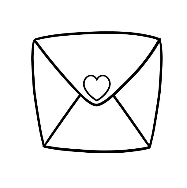 情书插图大纲。图片下载