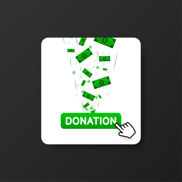 捐款，任何用途的伟大设计。涂鸦收集与捐赠概念设计。平面矢量卡通钱插图。图片下载