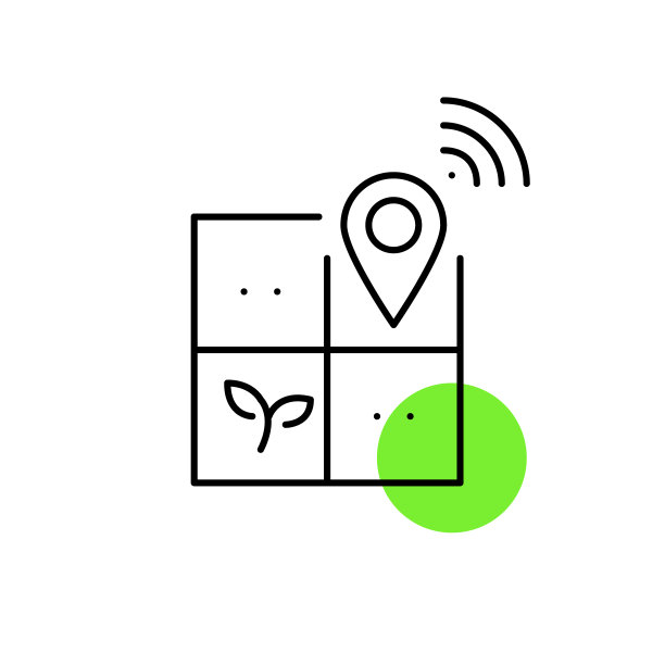 利用GPS卫星技术的智能农业。完美的像素，可编辑的笔画图标图片下载