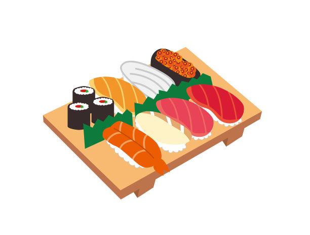 日本食品寿司图片下载