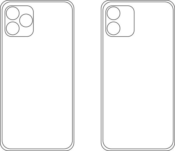 正面和背面电话11图片下载