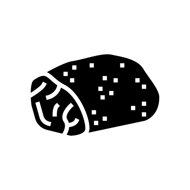 烤牛肉图标图标矢量插图图片下载