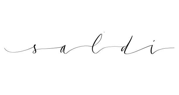 萨尔迪-销售在意大利手写字母矢量插图图片下载