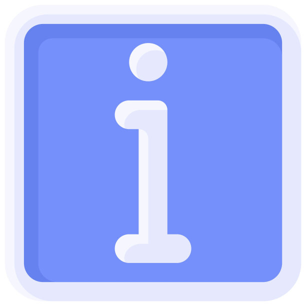 信息标志图标矢量图图片下载