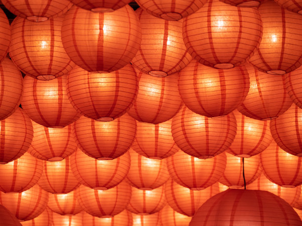中国的灯笼背景图片下载
