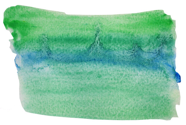 抽象背景和纹理图案蓝色和绿色流动孤立在白色背景图片下载