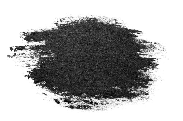 黑色的笔触在白纸上作画。孤立在白色背景。图片下载