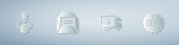 设置商业投资者信封装甲车和图片下载