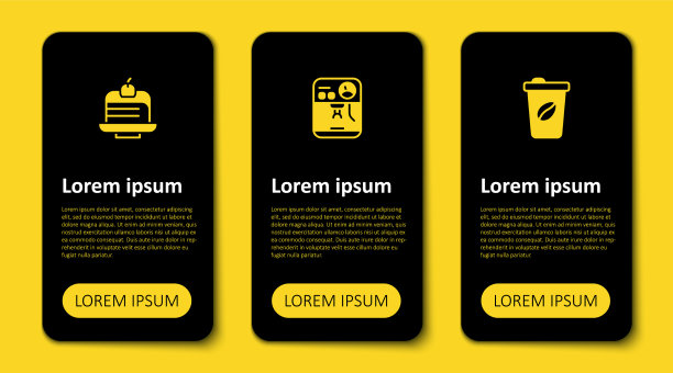 设置咖啡杯去机和蛋糕图片下载