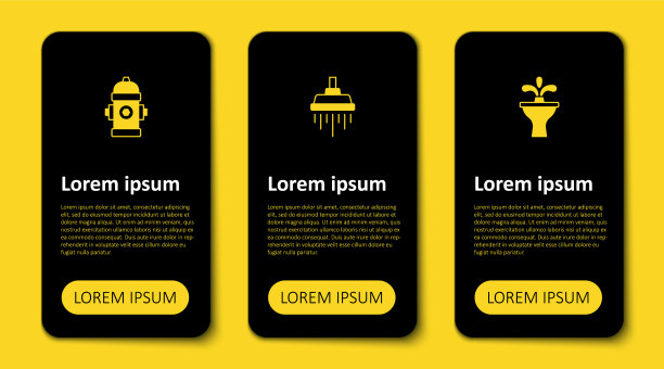 设有喷泉淋浴和消防栓业务图片下载