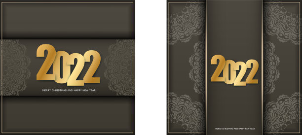 传单模板2022圣诞快乐，快乐新的图片下载