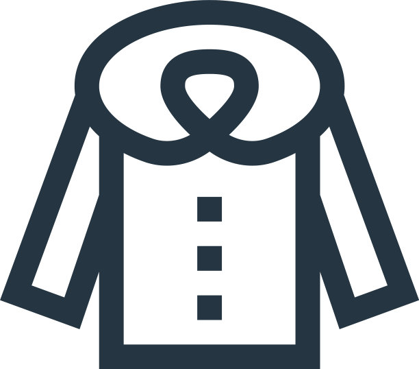 大衣图标大衣可编辑的笔画大衣线性符号图片下载