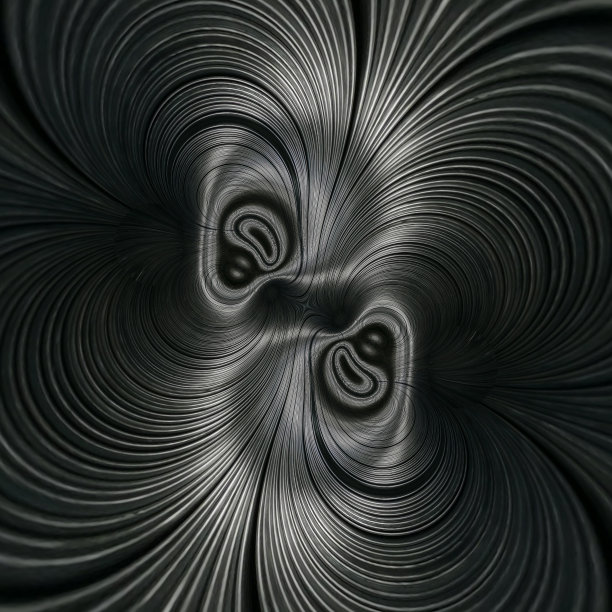 单色径向设计基于灰色阴影的不锈钢板堆叠图片下载