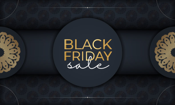 黑色星期五的节日海报模板在黑暗中图片下载