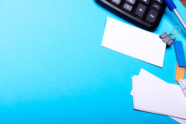 商务配件及创意概念。不同颜色的书签图片下载