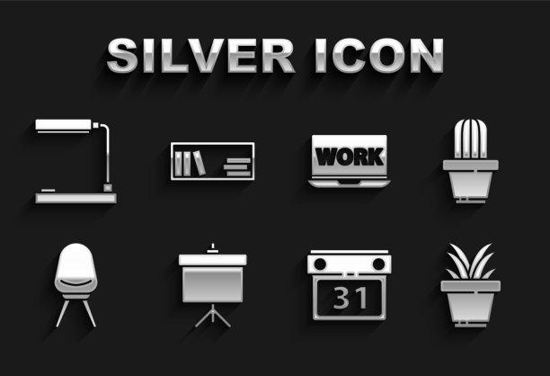 用图解设置黑板仙人掌和多汁植物图片下载