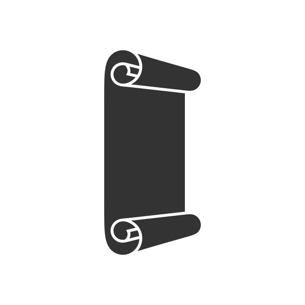 矢量图像的一本书，卷轴和手稿。图片下载