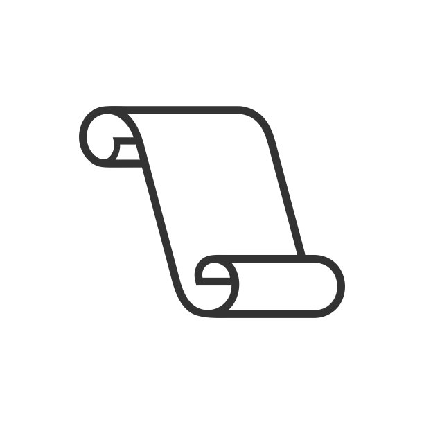 矢量图像的一本书，卷轴和手稿。图片下载