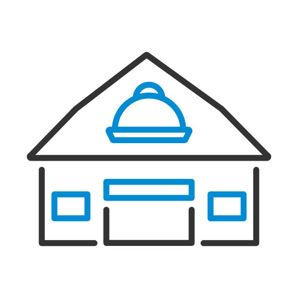 咖啡馆在游乐园图标图片下载