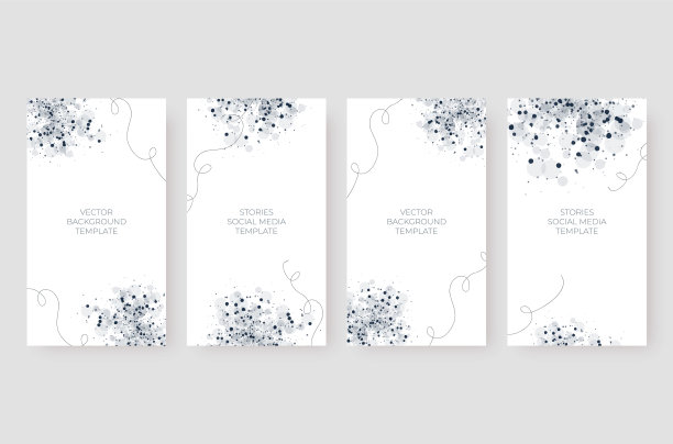 美丽的社交媒体故事背景模板图片下载