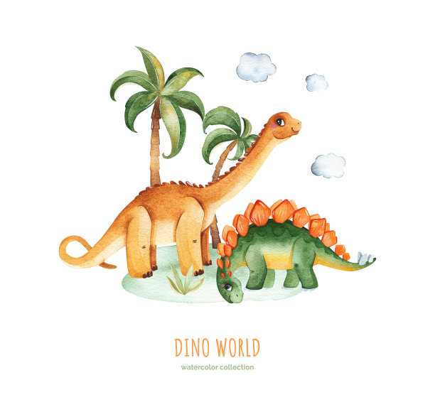 可爱的恐龙世界收藏图片下载