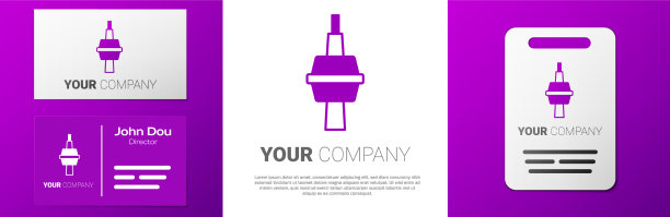 电视塔在多伦多图标孤立的标志图片下载