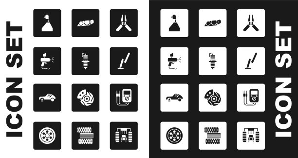 设置汽车电池跳线电源线火花塞图片下载