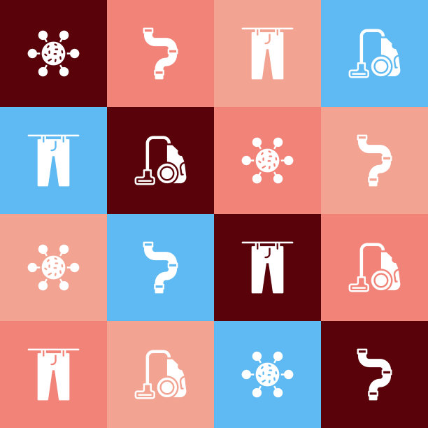 设置波普艺术细菌工业金属管图片下载