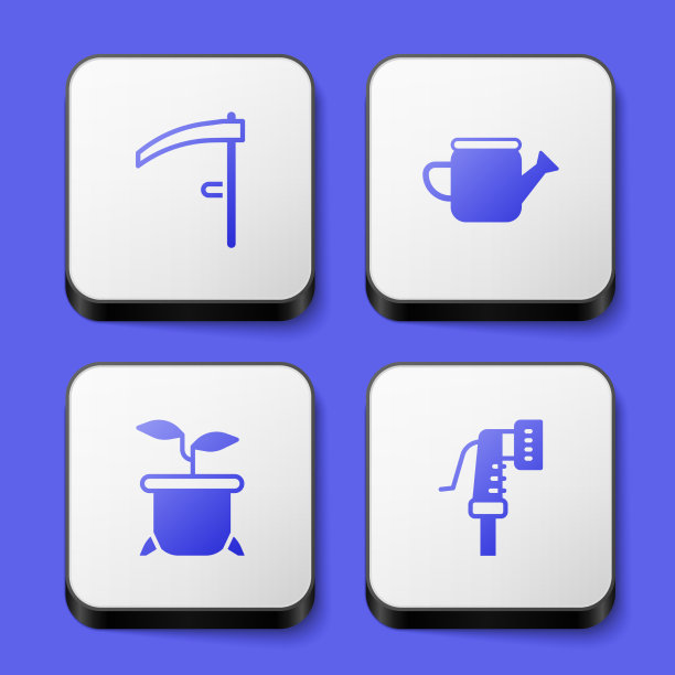 设置镰刀，浇水可以种植花盆和花园图片下载