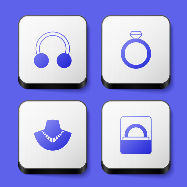 设置穿刺钻石订婚戒指项链图片下载