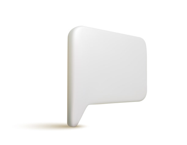 白色的评论图标图片下载