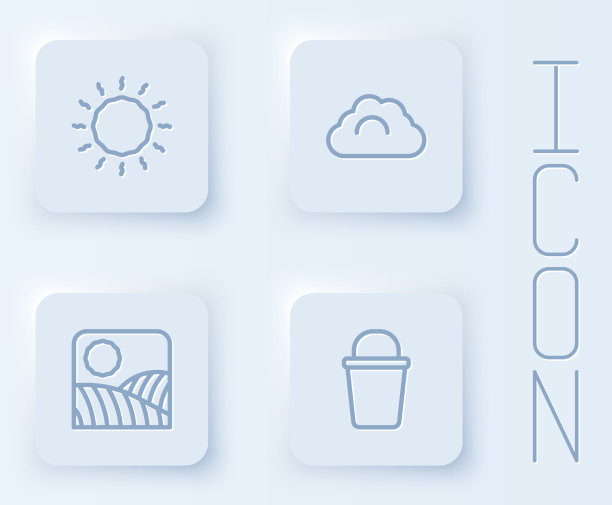 落日多云天气农业小麦图片下载