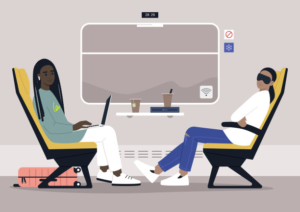 通勤者乘坐靠窗的火车，现代的生活方式和旅行图片下载