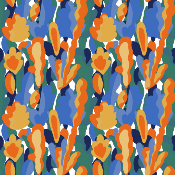 无缝表面设计，花卉图案图片下载