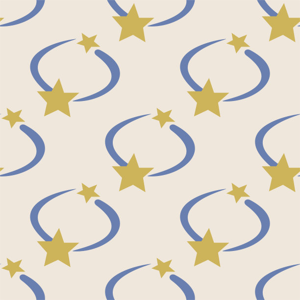 无缝向量星模式。背景设计，织物，纺织品，封面，包装。图片下载