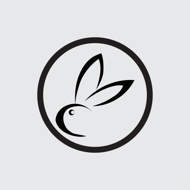 兔子图标设计图片下载