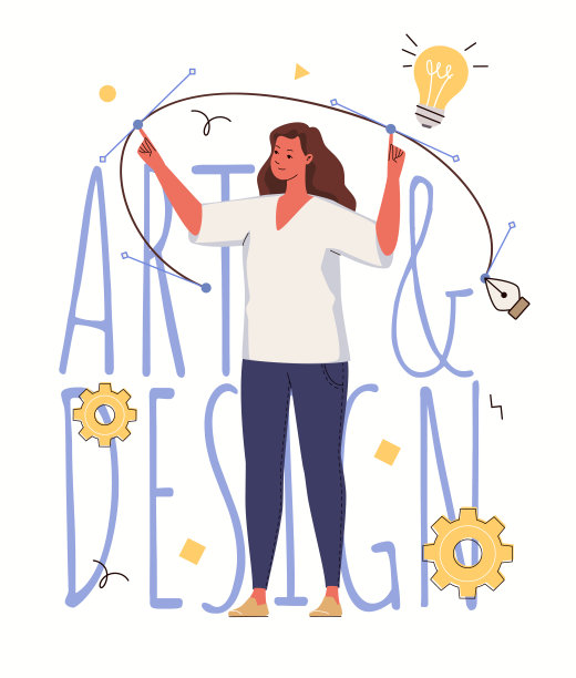 图形设计师绘制贝塞尔曲线与钢笔工具和操纵它与锚点。图片下载